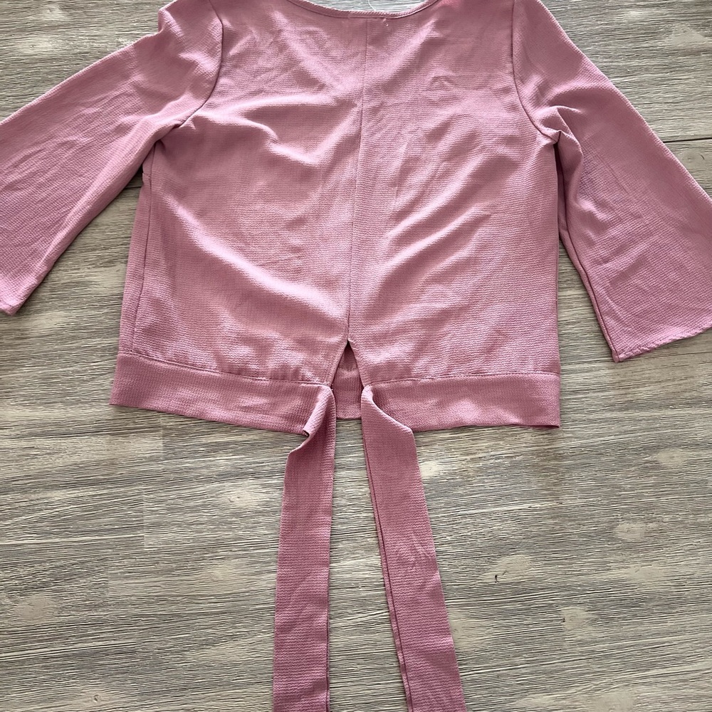 Pale pink A’gaci blouse, Size S